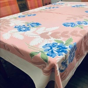 Mid century or earlier tablecloth.